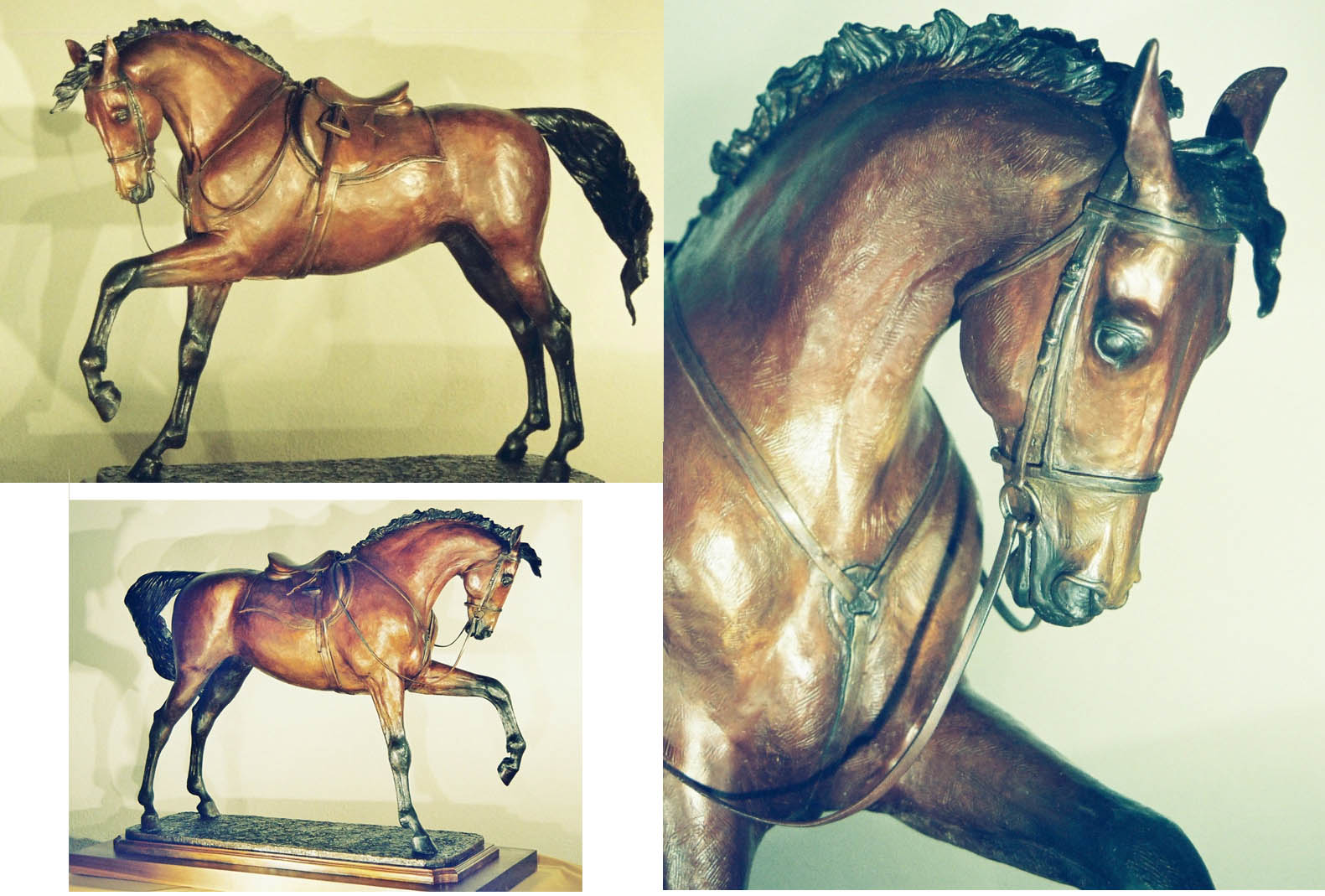 Anticipation Horse Bronze Statue